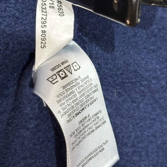 EXPRESS Quality + Fit Men’s Pullover Hoodie Navy Blue Size Small - Picture 7 of 7